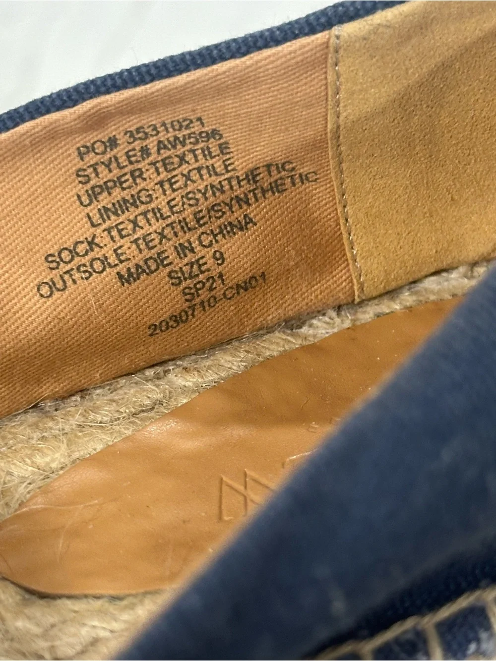 J. Crew Navy Canvas Espadrilles with Hot Pink Toe Caps